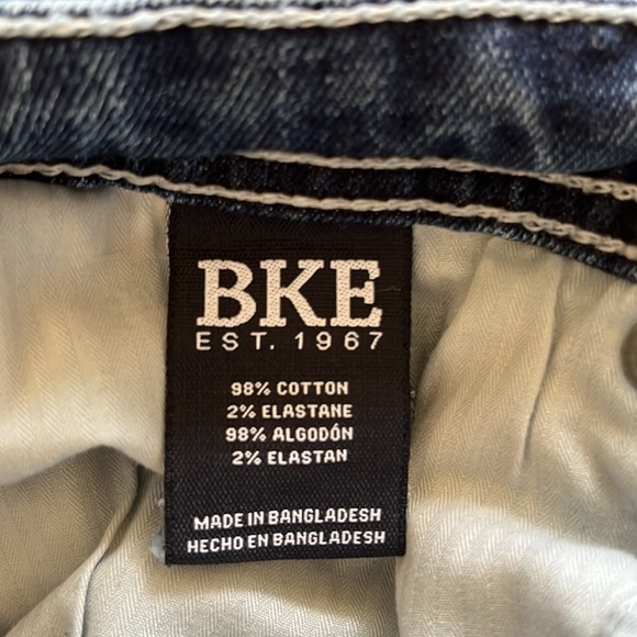 BKE Jake Straight Denim Blue Jeans 29x30 - Picture 9 of 12